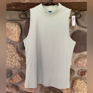 NWT OLD NAVY MOCK TURTLE NECK - sleeveless, size medium tall